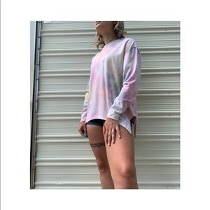 Long sleeve tye dye